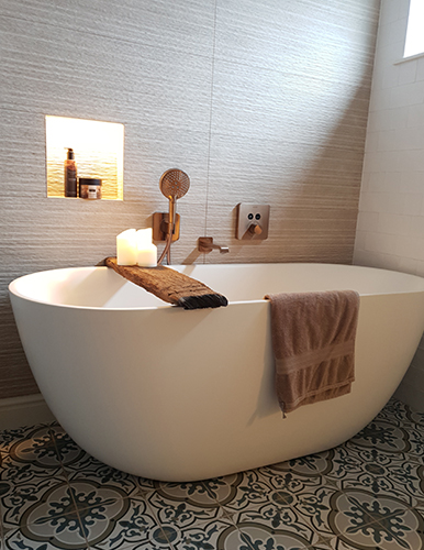 Bouwproject badkamer door Geobuild Brecht