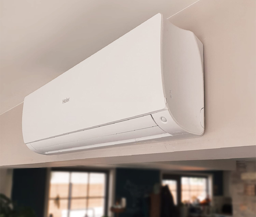 HVAC systeem airco en verwarming in woning Brecht