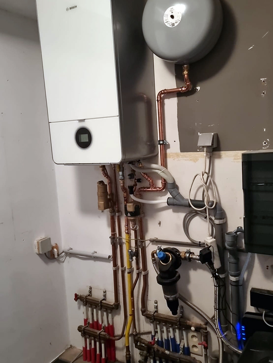 Nieuwe warmteboiler in woning in Antwerpen geïnstalleerd door sanitair en verwarming installateur